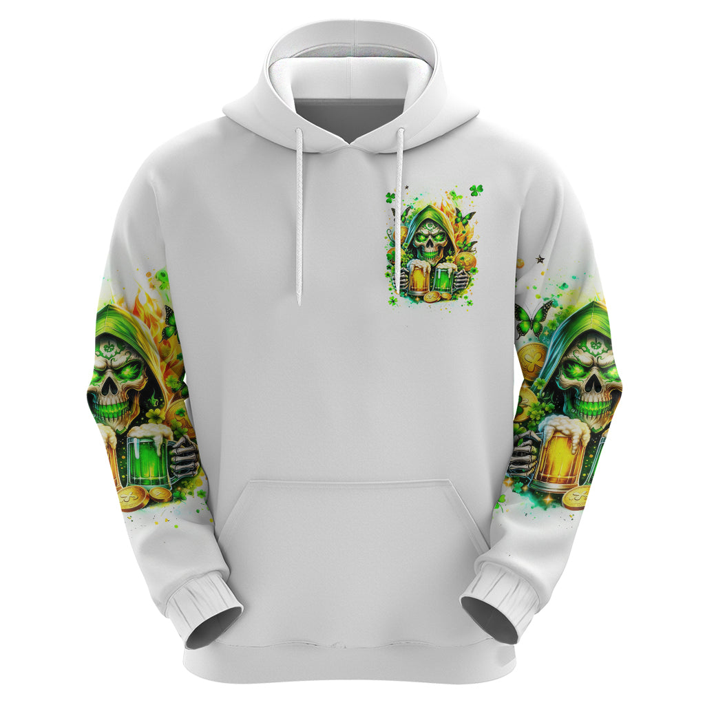 Irish Skull Hoodie To Wash Down Another Beer To Wash Down This Beer DT01