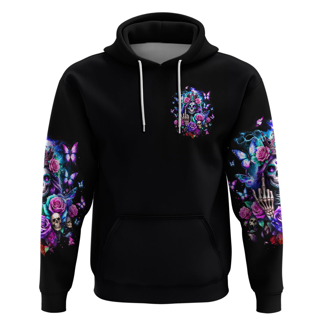 Fairy Skull Hoodie Bitch I'm Not A Princess I'm The Fucking Queen DT01