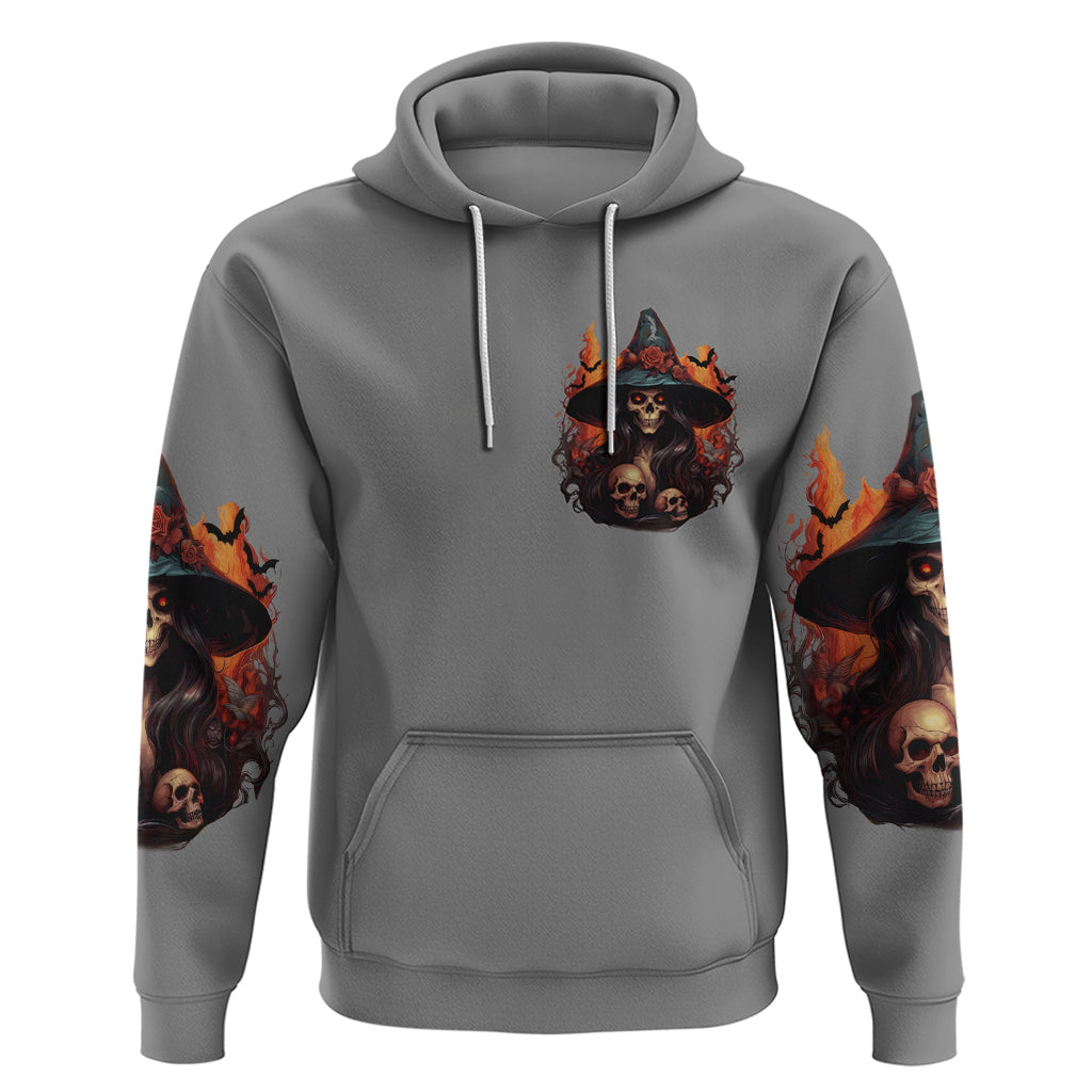 Witch Skull Hoodie A Wee Bit Wicked DT01