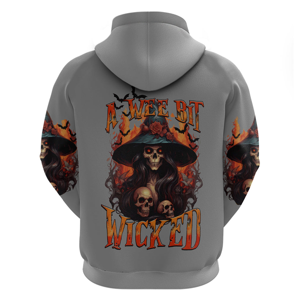 Witch Skull Hoodie A Wee Bit Wicked DT01