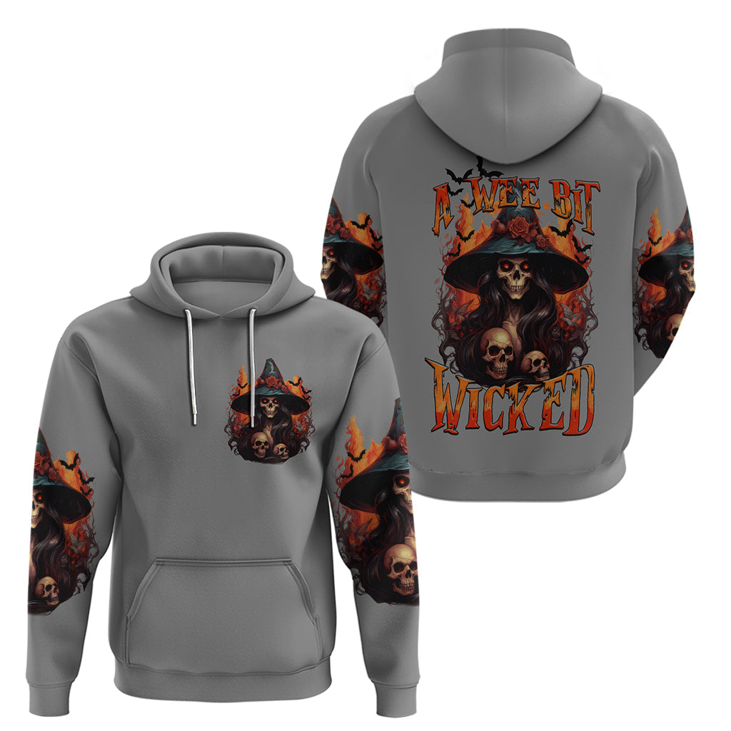 Witch Skull Hoodie A Wee Bit Wicked DT01