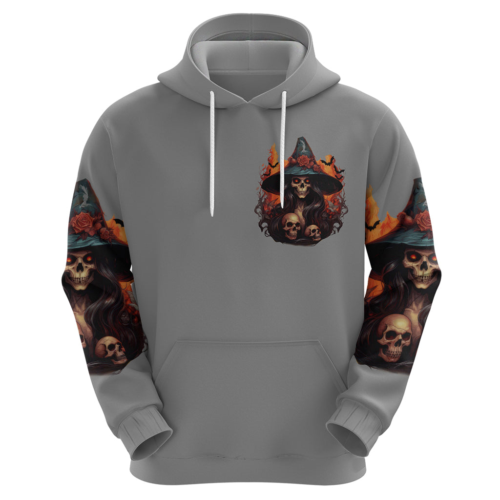 Witch Skull Hoodie A Wee Bit Wicked DT01