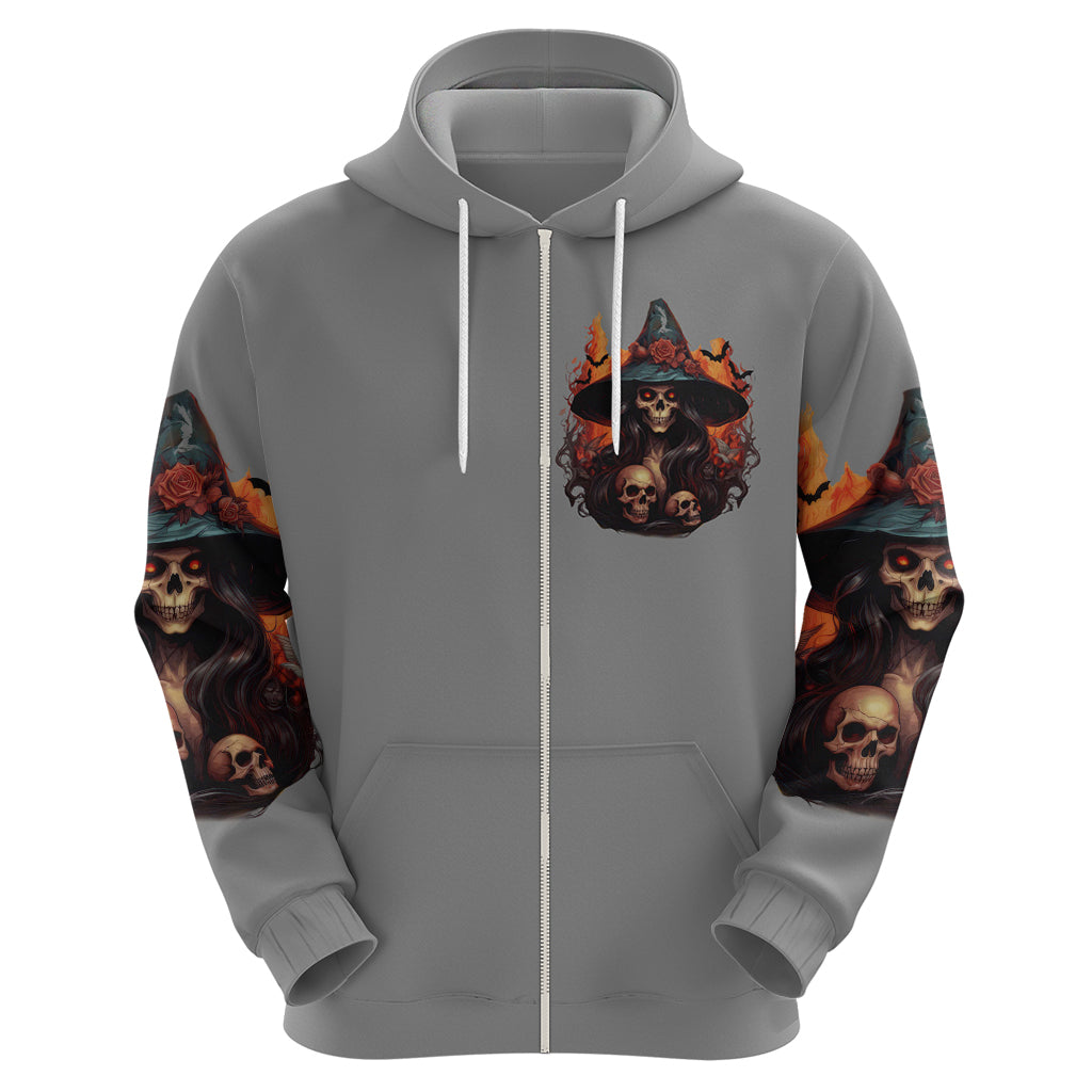 Witch Skull Hoodie A Wee Bit Wicked DT01