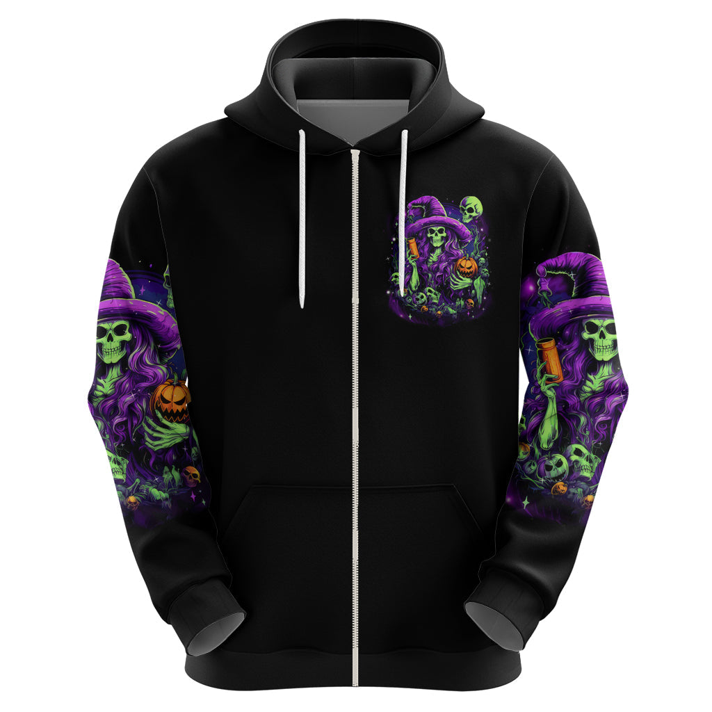 Witch Skull Hoodie Don't Make Me Get The Flying Monkey DT01