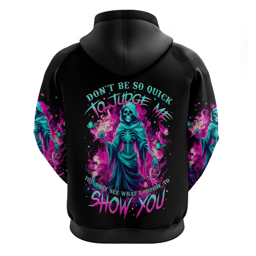 Witch Skull Hoodie Don't Be So Quick To Judge Me DT01