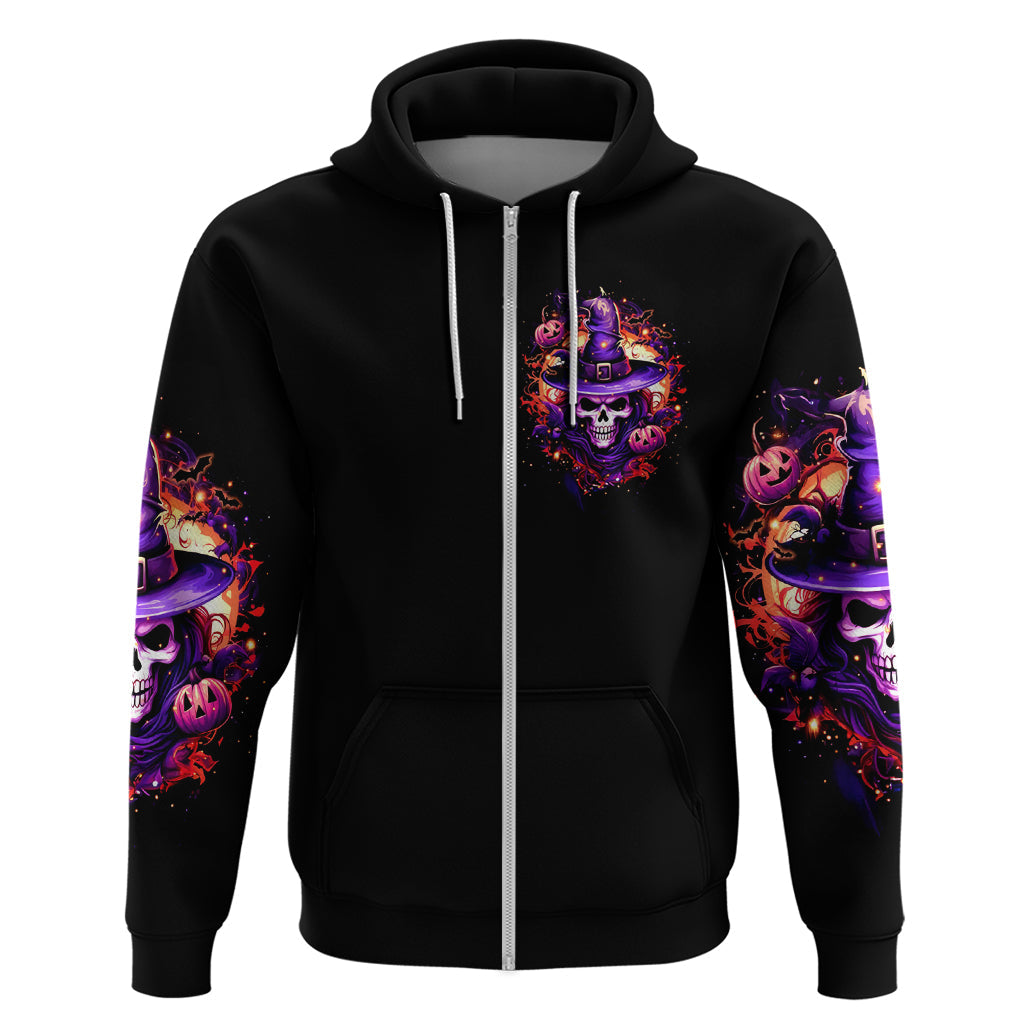 Witch Skull Hoodie Don't Try To Figure Me Out DT01