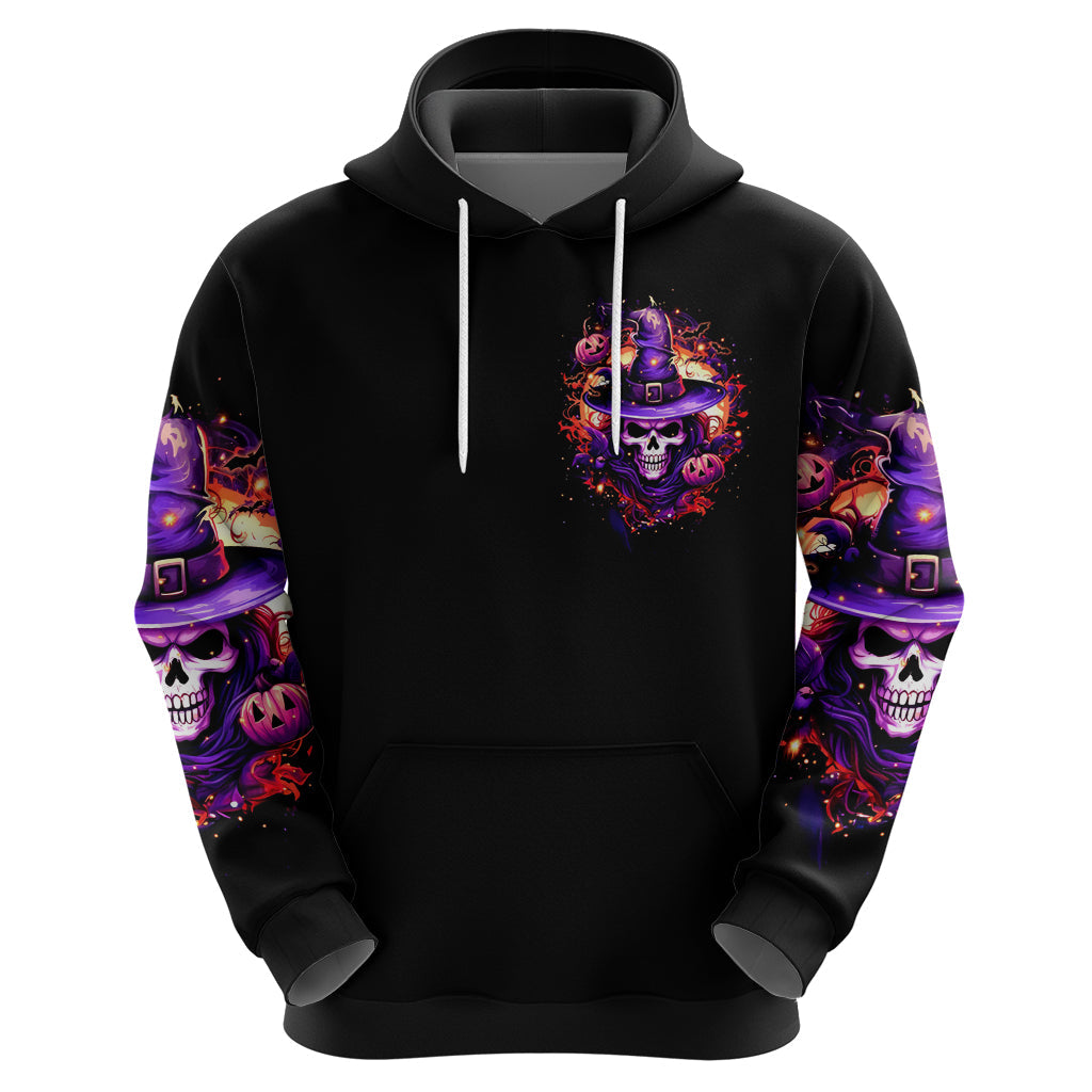 Witch Skull Hoodie Don't Try To Figure Me Out DT01