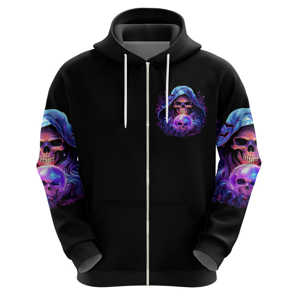 Witch Skull Hoodie I'm A Grumpy Old Witch DT01