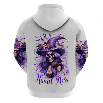 Witch Skull Hoodie I'm A Haunt Mess DT01