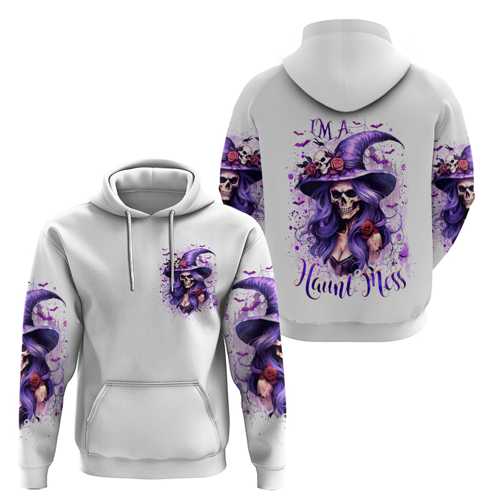 Witch Skull Hoodie I'm A Haunt Mess DT01