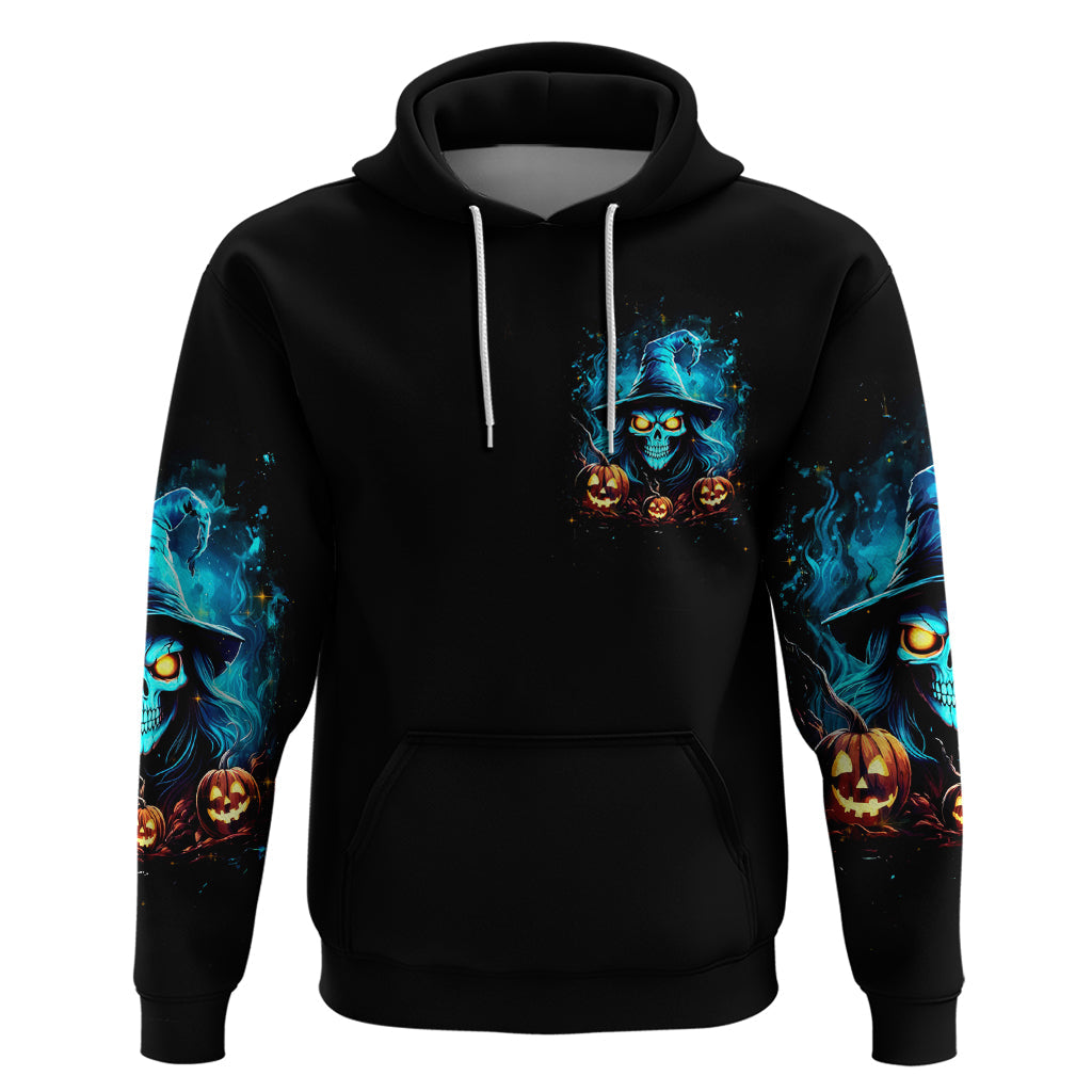 Witch Skull Halloween Hoodie I Didn't Becom A Witch DT01