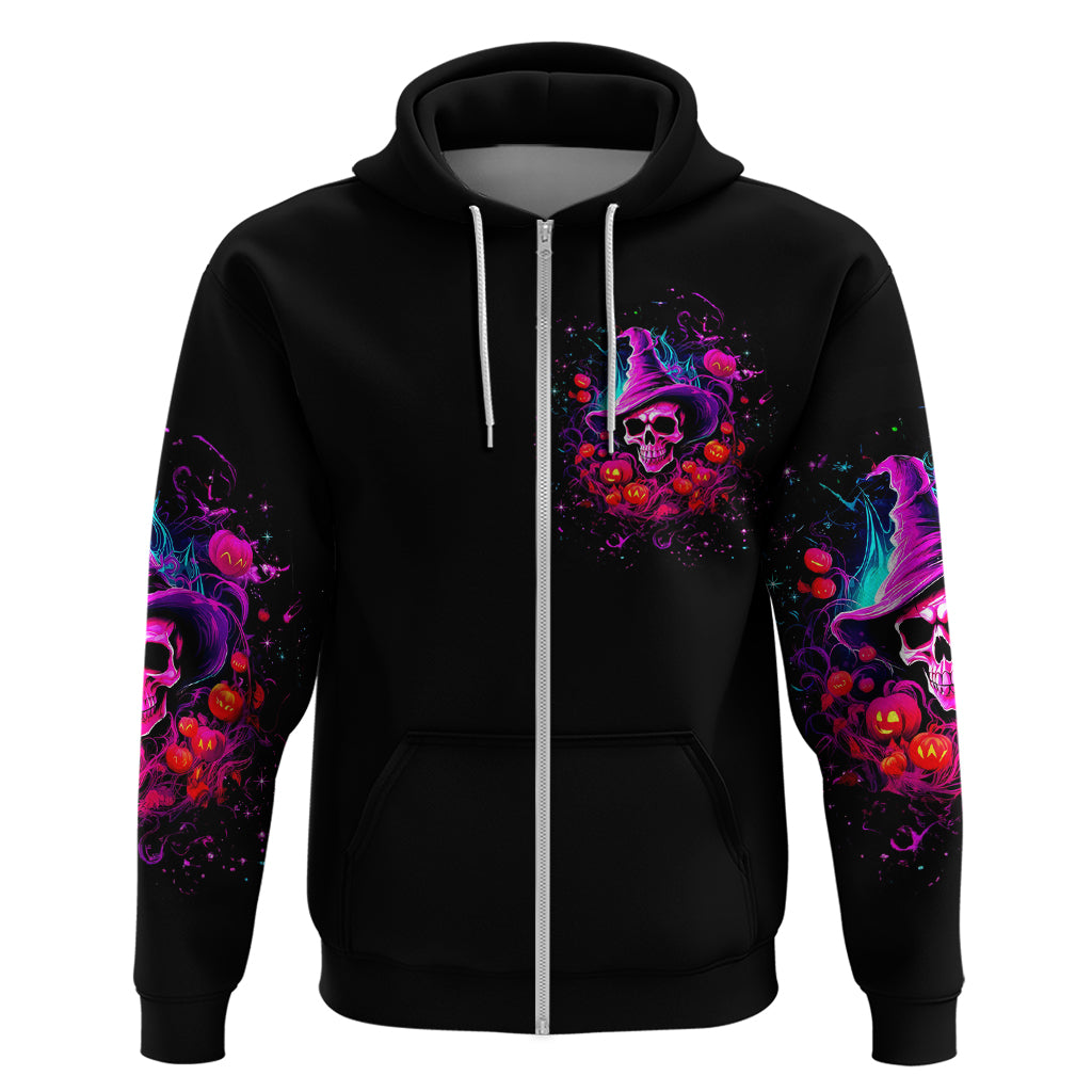 Witch Pumkin Skull Hoodie Don't Try To Figure Me Out I'm A Special DT01