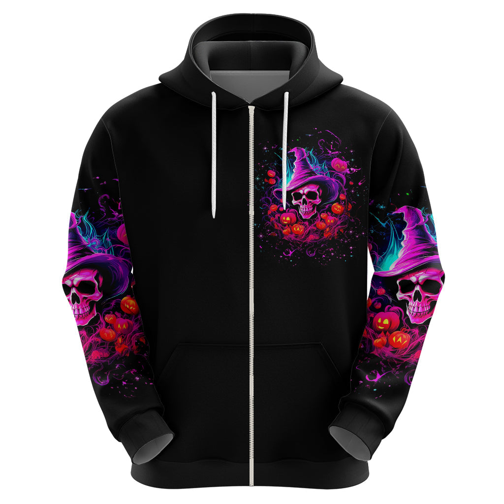 Witch Pumkin Skull Hoodie Don't Try To Figure Me Out I'm A Special DT01