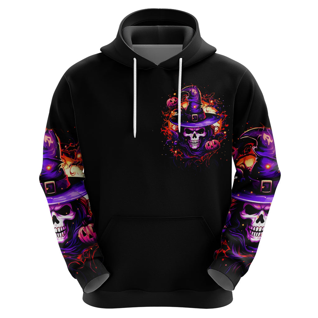 Wizard Skull Halloween Hoodie Don't Try To Figure Me Out I'm A Special DT01