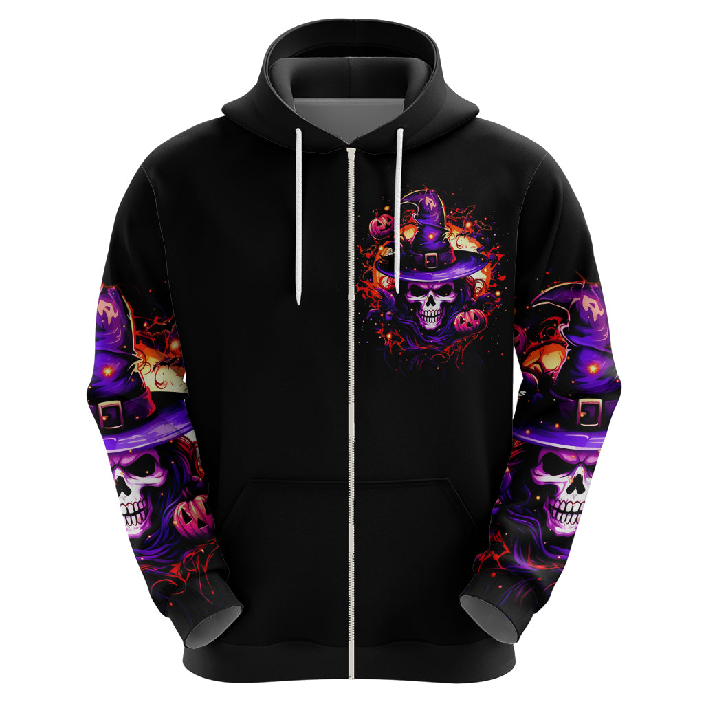 Wizard Skull Halloween Hoodie Don't Try To Figure Me Out I'm A Special DT01