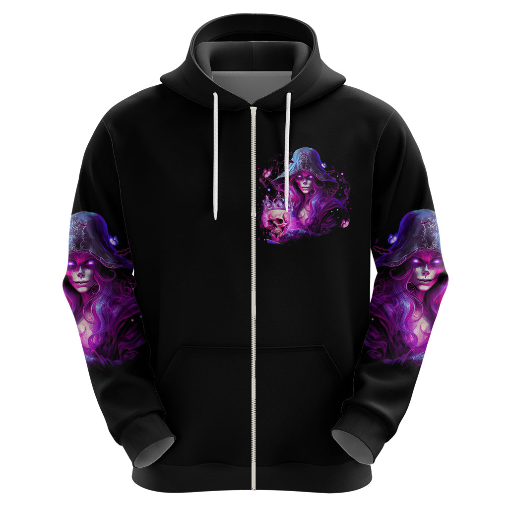 Witch Skull Hoodie It's More Fun Being The Wicked Witch DT01