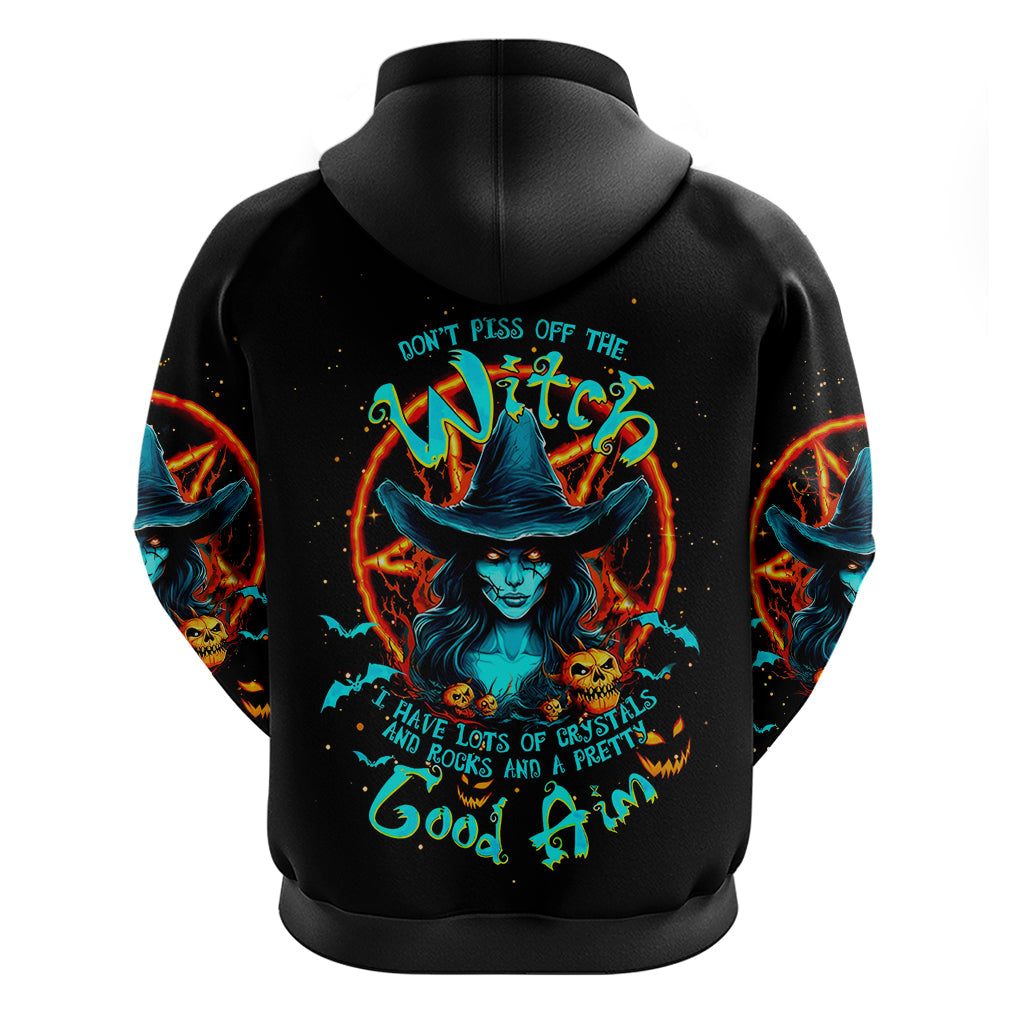 Witch Skull Hoodie Don't Pss Off The Witch DT01