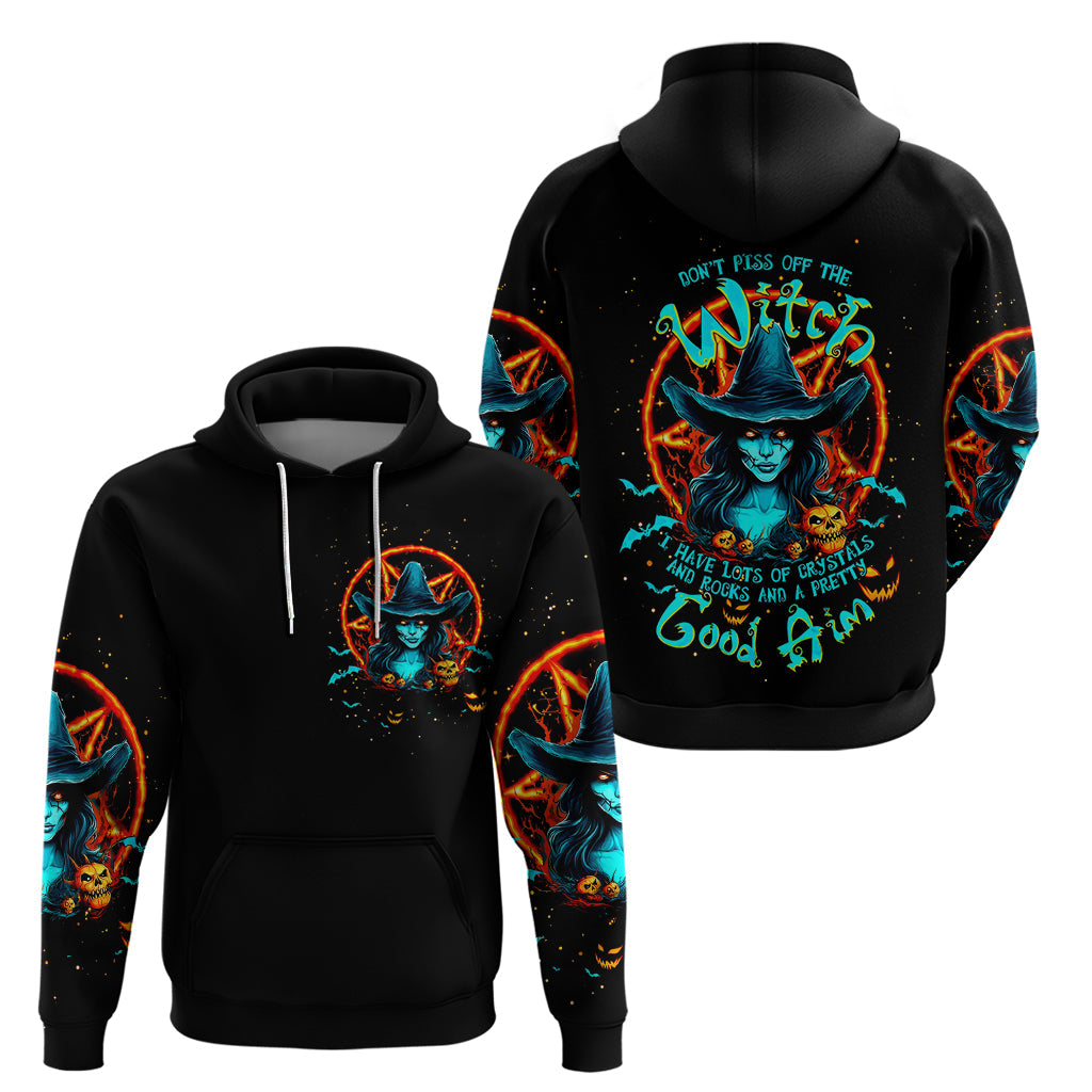 Witch Skull Hoodie Don't Pss Off The Witch DT01