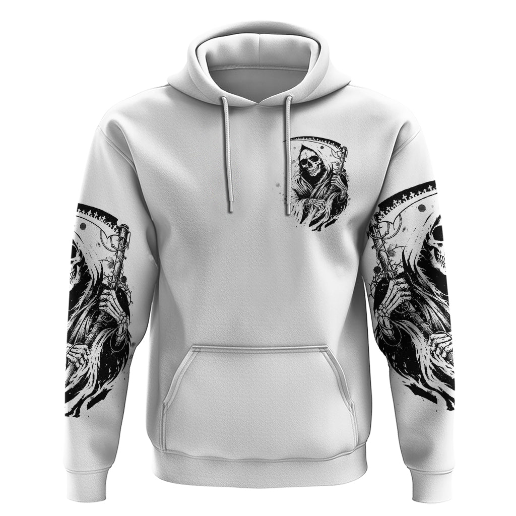 Skull Reaper Hoodie I Can't Go To Hell Devil Restrainning Order Against Me DT01