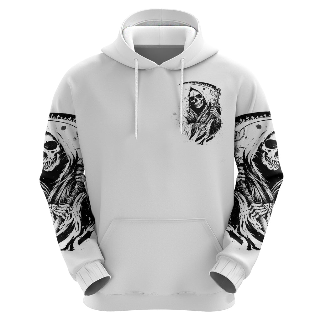 Skull Reaper Hoodie I Can't Go To Hell Devil Restrainning Order Against Me DT01