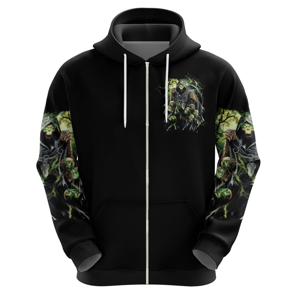 Skull Reaper Hoodie I Going To Hell Just Pick You Up DT01