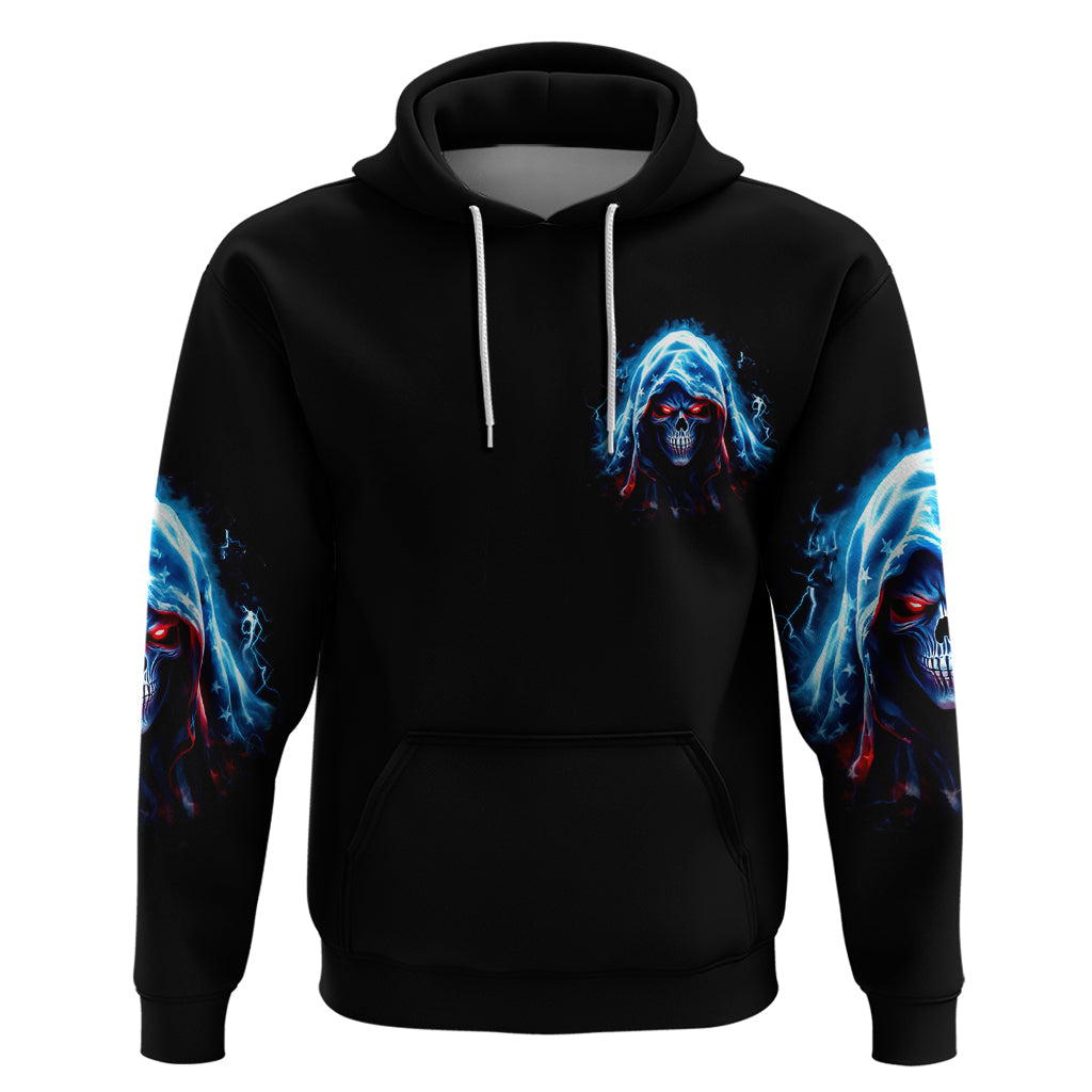 American Skull Hoodie I Talk I Smile But Be Carefull When I Silent DT01