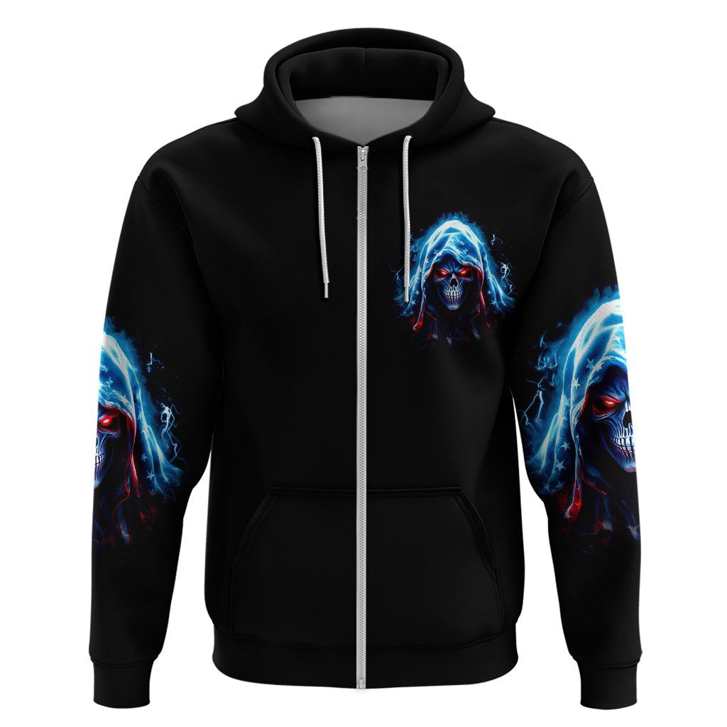American Skull Hoodie I Talk I Smile But Be Carefull When I Silent DT01