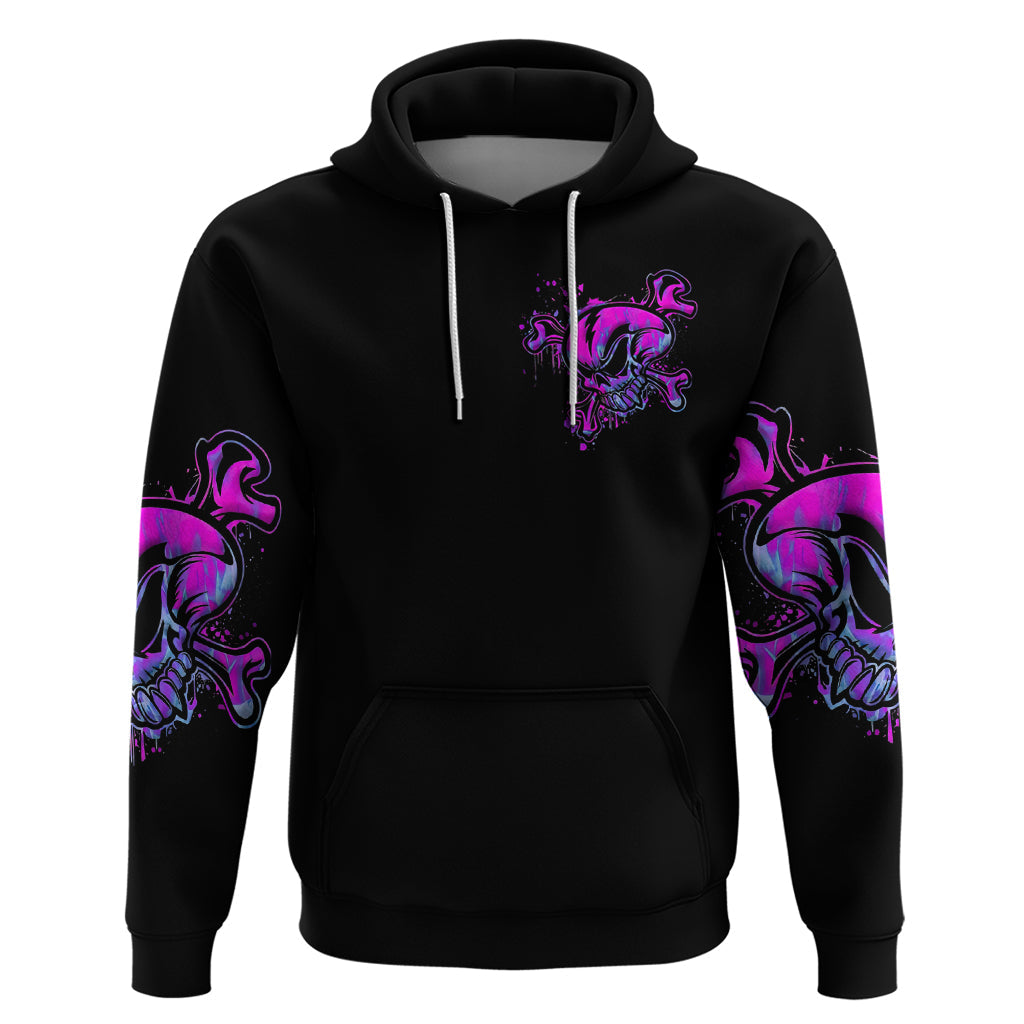 Graffiti Skull Hoodie I Talk I Smile But Be Carefull When I Silent DT01