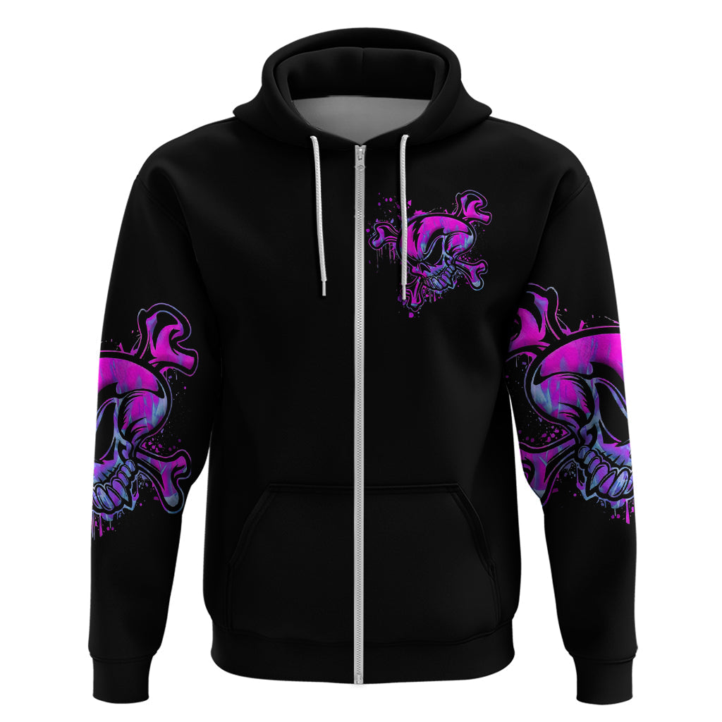 Graffiti Skull Hoodie I Talk I Smile But Be Carefull When I Silent DT01