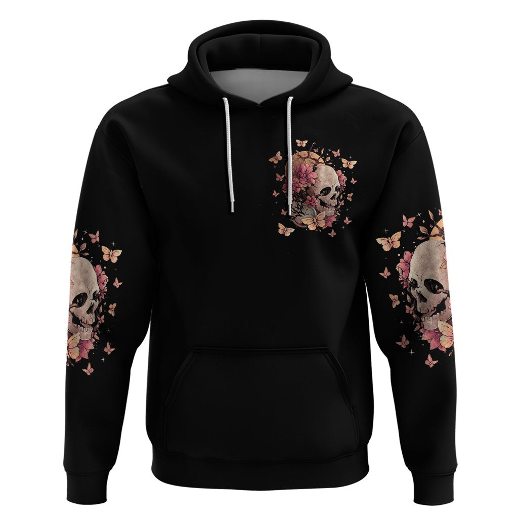 Flower Skull Hoodie Iam A Sweet Girl Full Of Crazy DT01