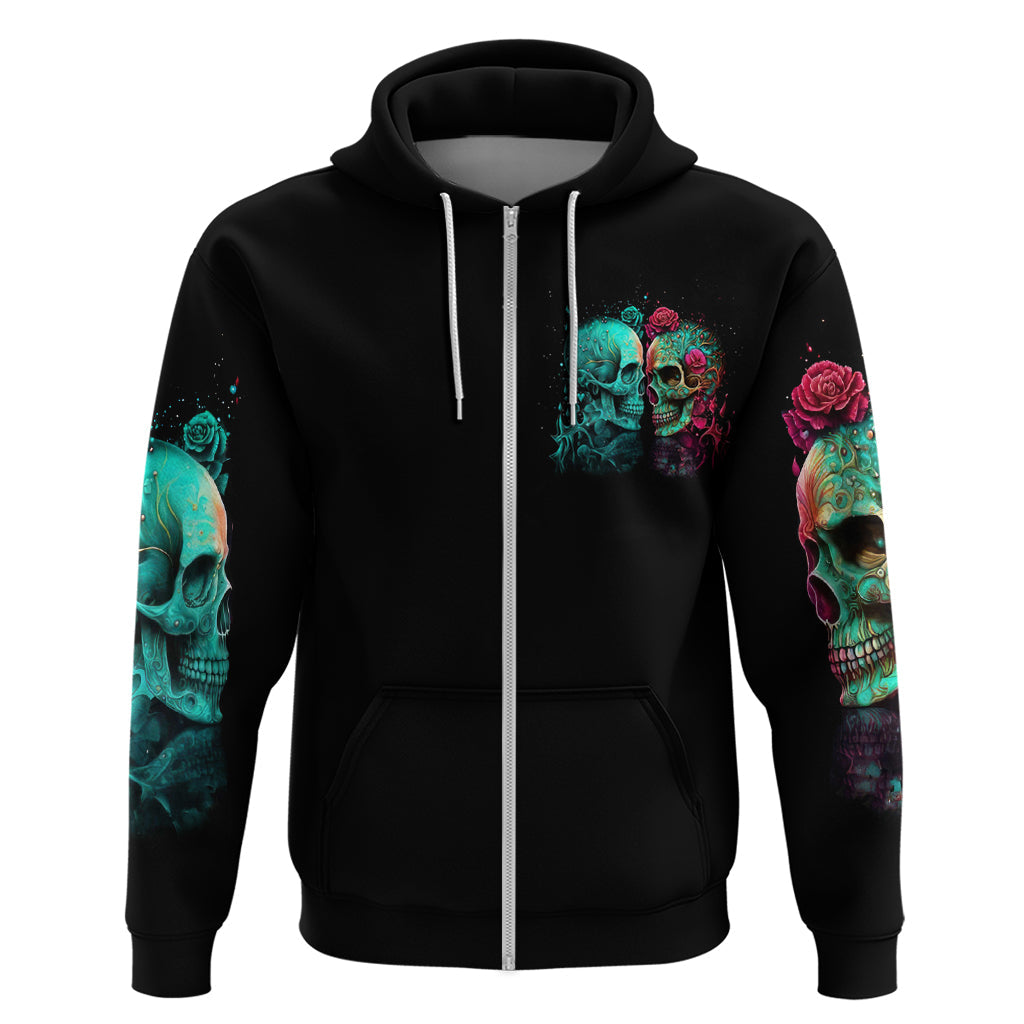Twin Skull Hoodie Don't Try To Figure Me Out I'm A Special DT01