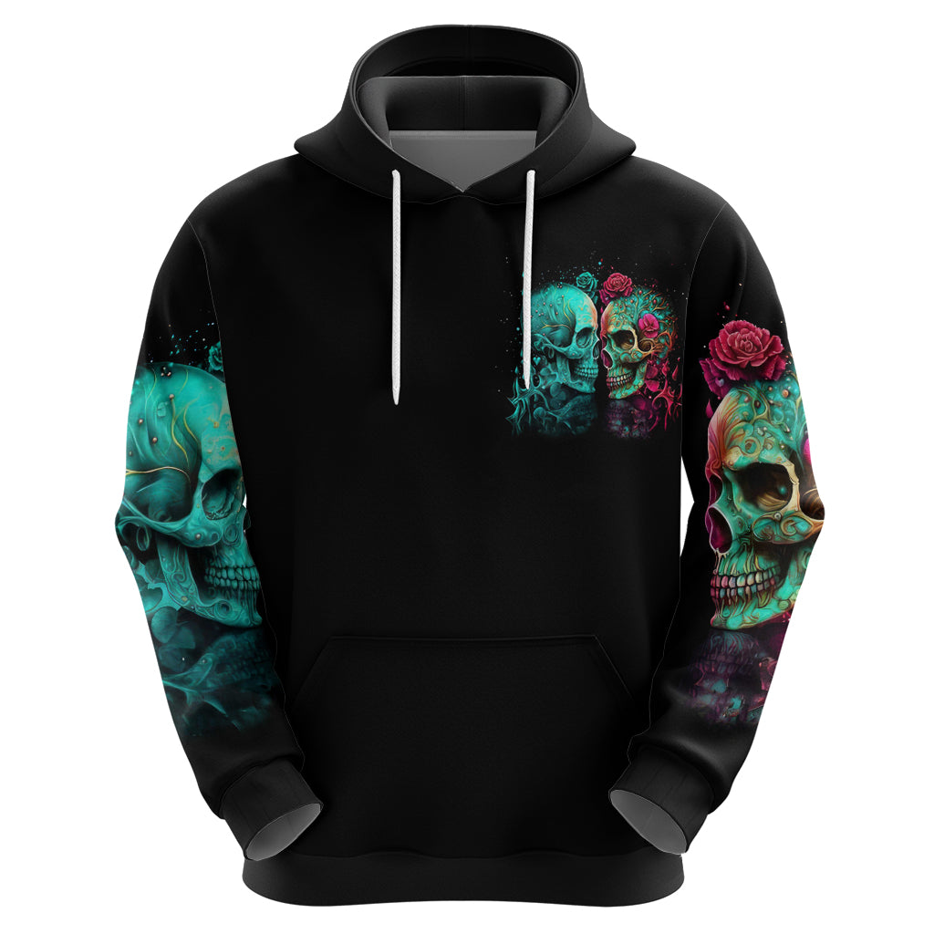 Twin Skull Hoodie Don't Try To Figure Me Out I'm A Special DT01