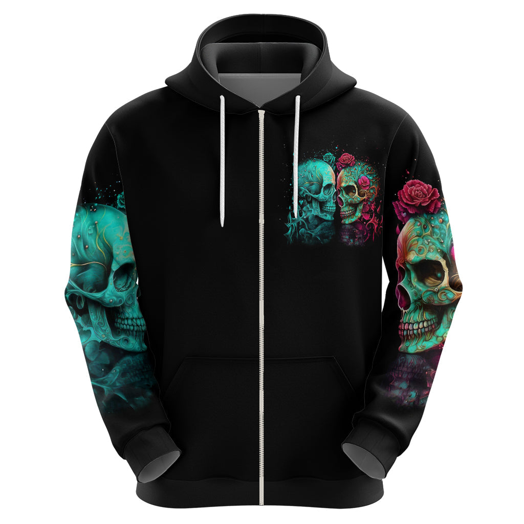 Twin Skull Hoodie Don't Try To Figure Me Out I'm A Special DT01