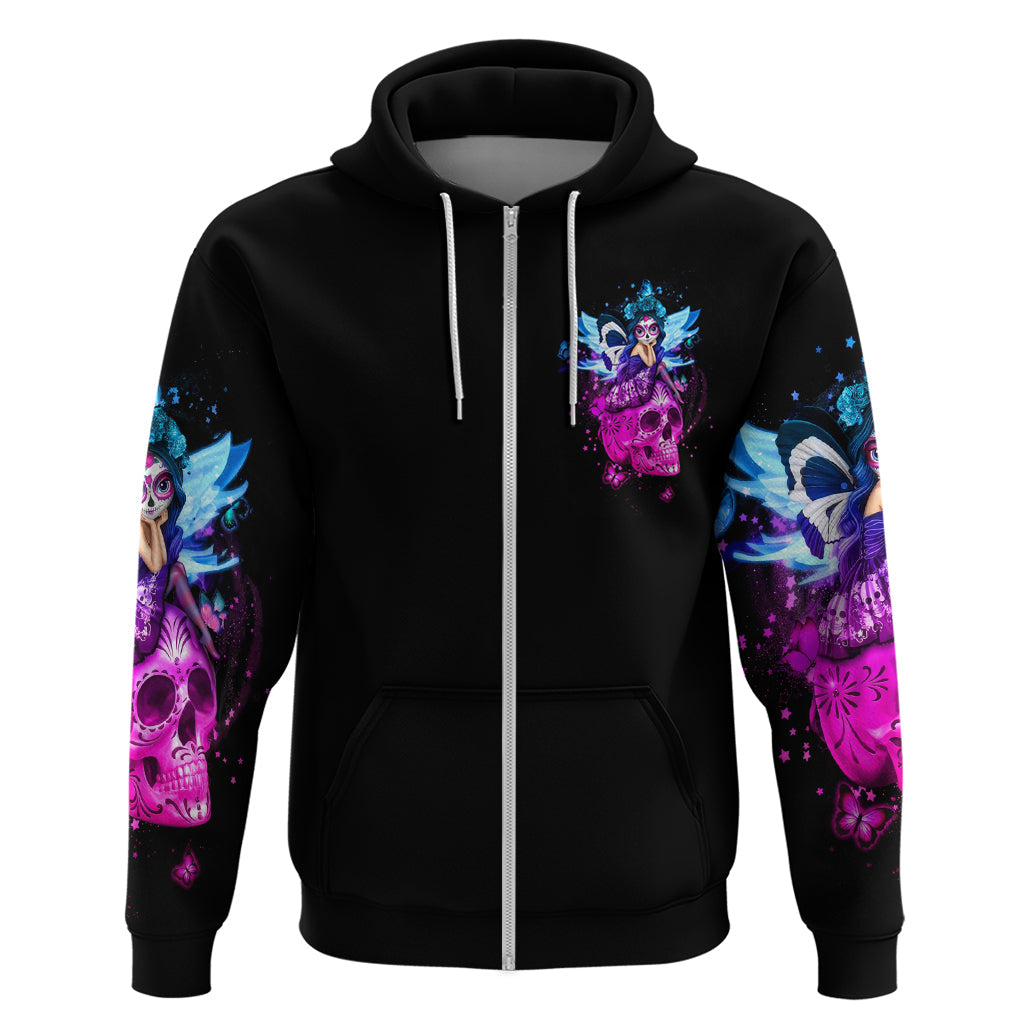 Tiny Fairy Skull Hoodie My Next Life I Want To Be Karma Fairy DT01