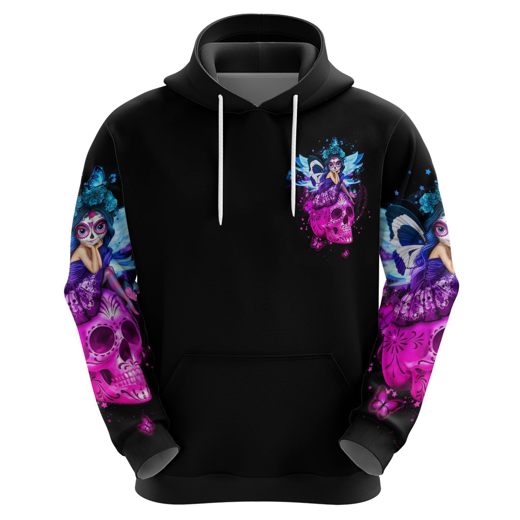 Tiny Fairy Skull Hoodie My Next Life I Want To Be Karma Fairy DT01