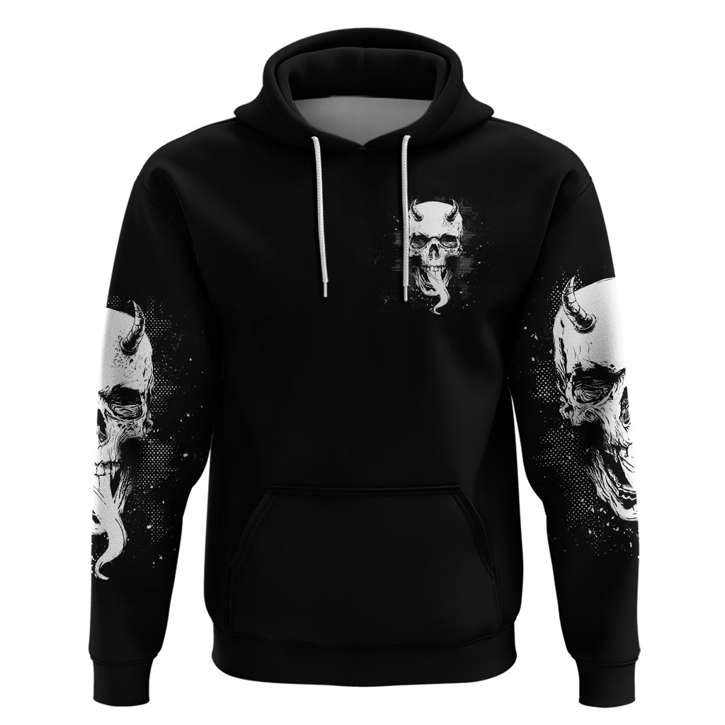 Devil Skull Hoodie It's Not How Crazy Iam But Enjoy It Make Me Dangerous DT01