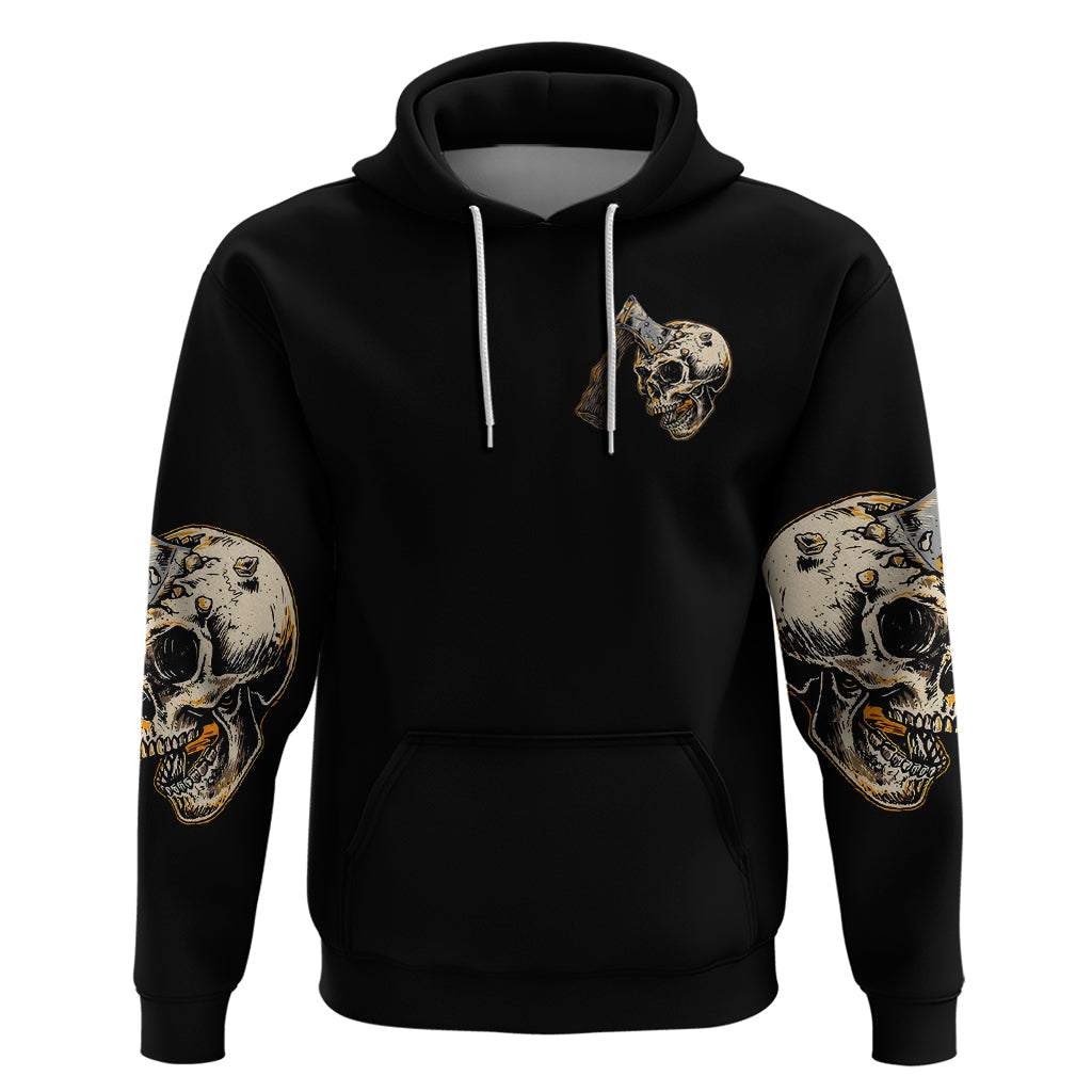 Axe Skull Hoodie Let's Bury The Hatchet DT01