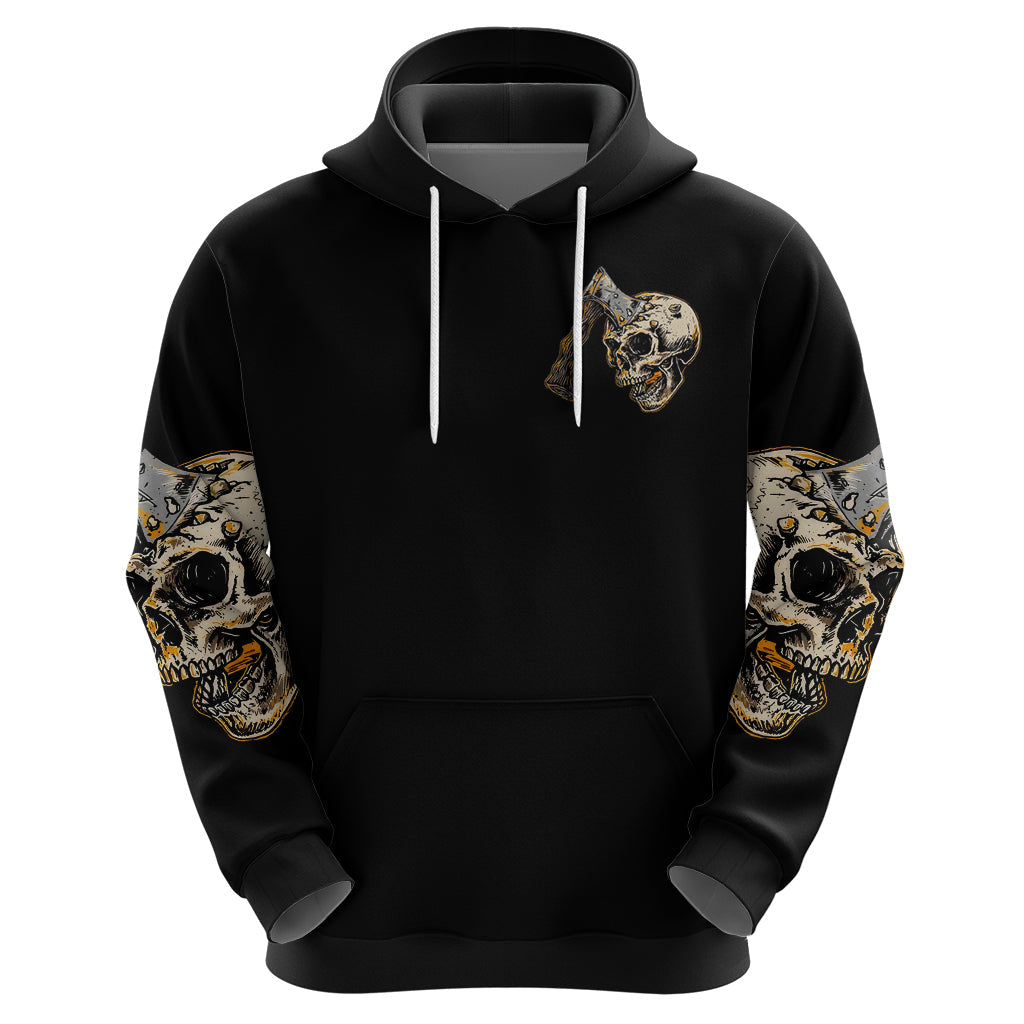 Axe Skull Hoodie Let's Bury The Hatchet DT01