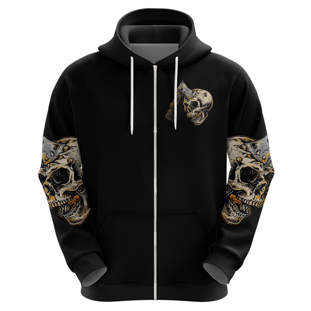 Axe Skull Hoodie Let's Bury The Hatchet DT01