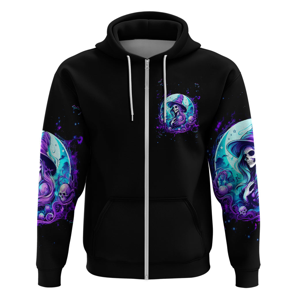 Witch Skull Hoodie My Mother Didn't Raise A Princess She Trained A Witch DT01