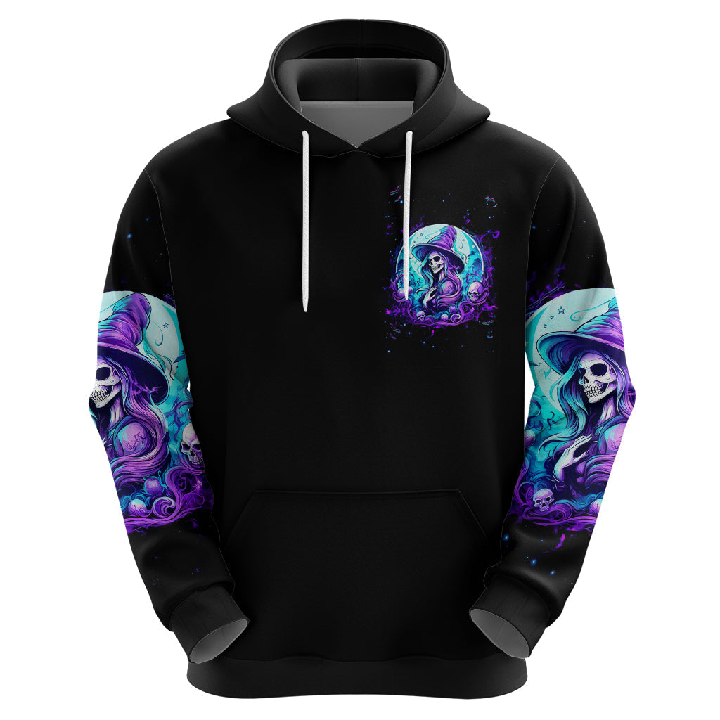 Witch Skull Hoodie My Mother Didn't Raise A Princess She Trained A Witch DT01