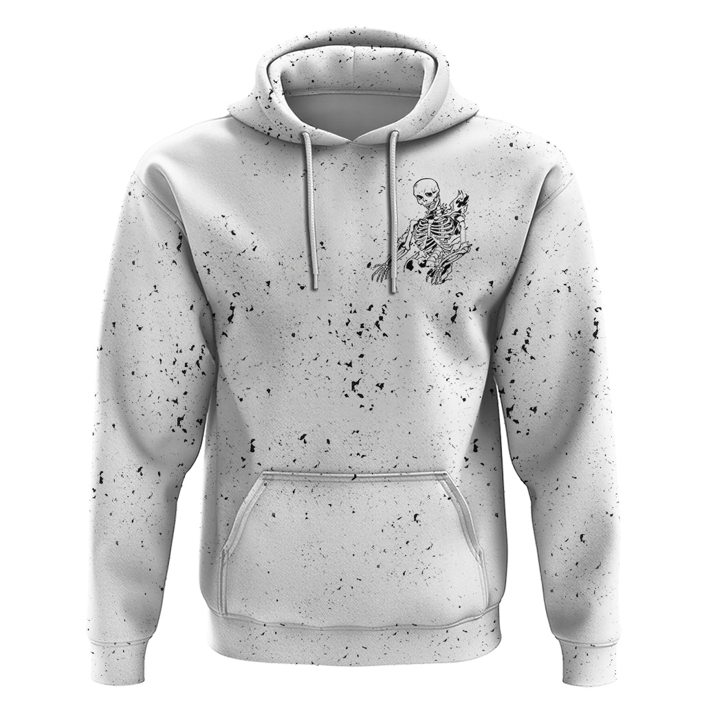Art Skull Hoodie Rock Paper Scissors Throat Punch I Win DT01