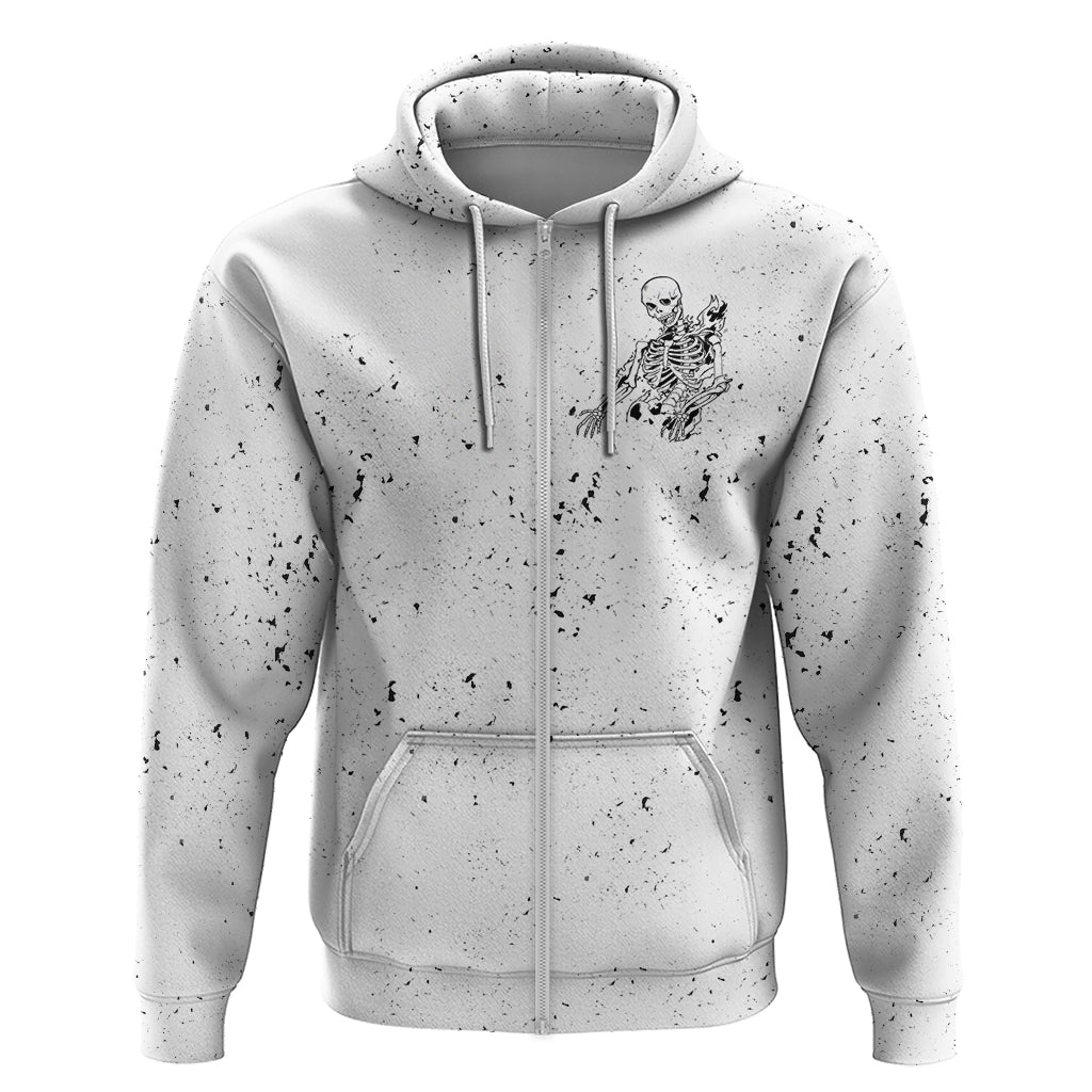 Art Skull Hoodie Rock Paper Scissors Throat Punch I Win DT01