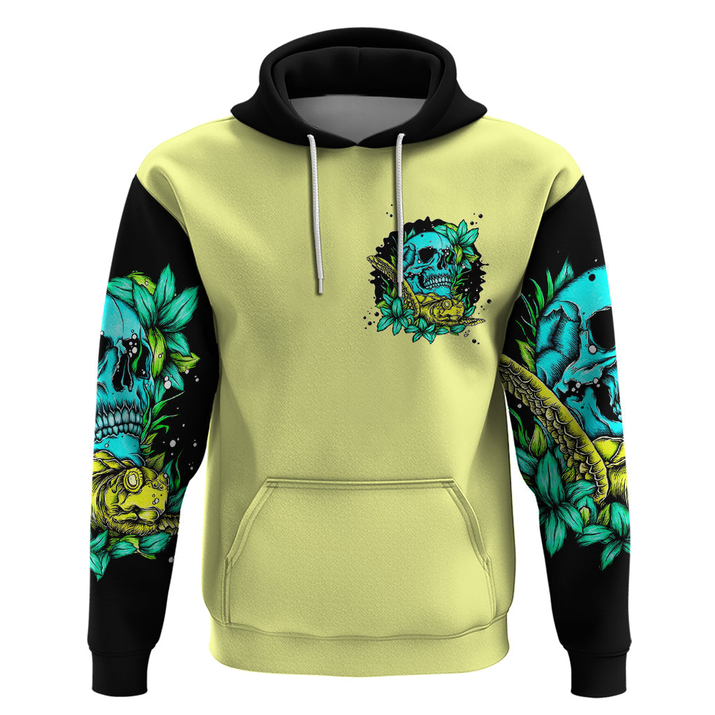 Turtle Skull Hoodie Sassy Since Birth Salty By Choice DT01