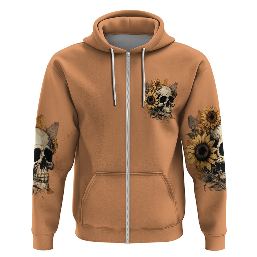 Sunflower Skull Hoodie She Is Sunshine Mixed With A Little Hurricance DT01