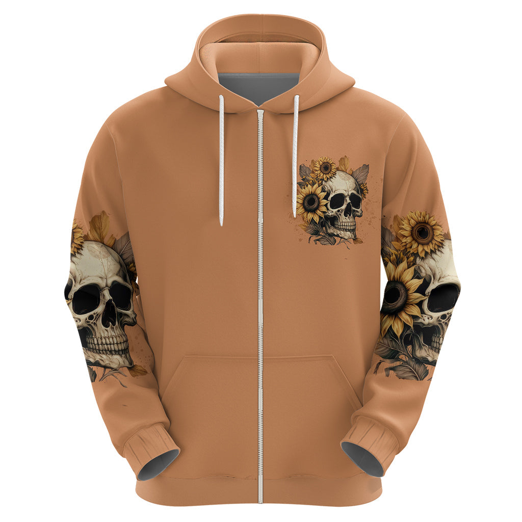 Sunflower Skull Hoodie She Is Sunshine Mixed With A Little Hurricance DT01