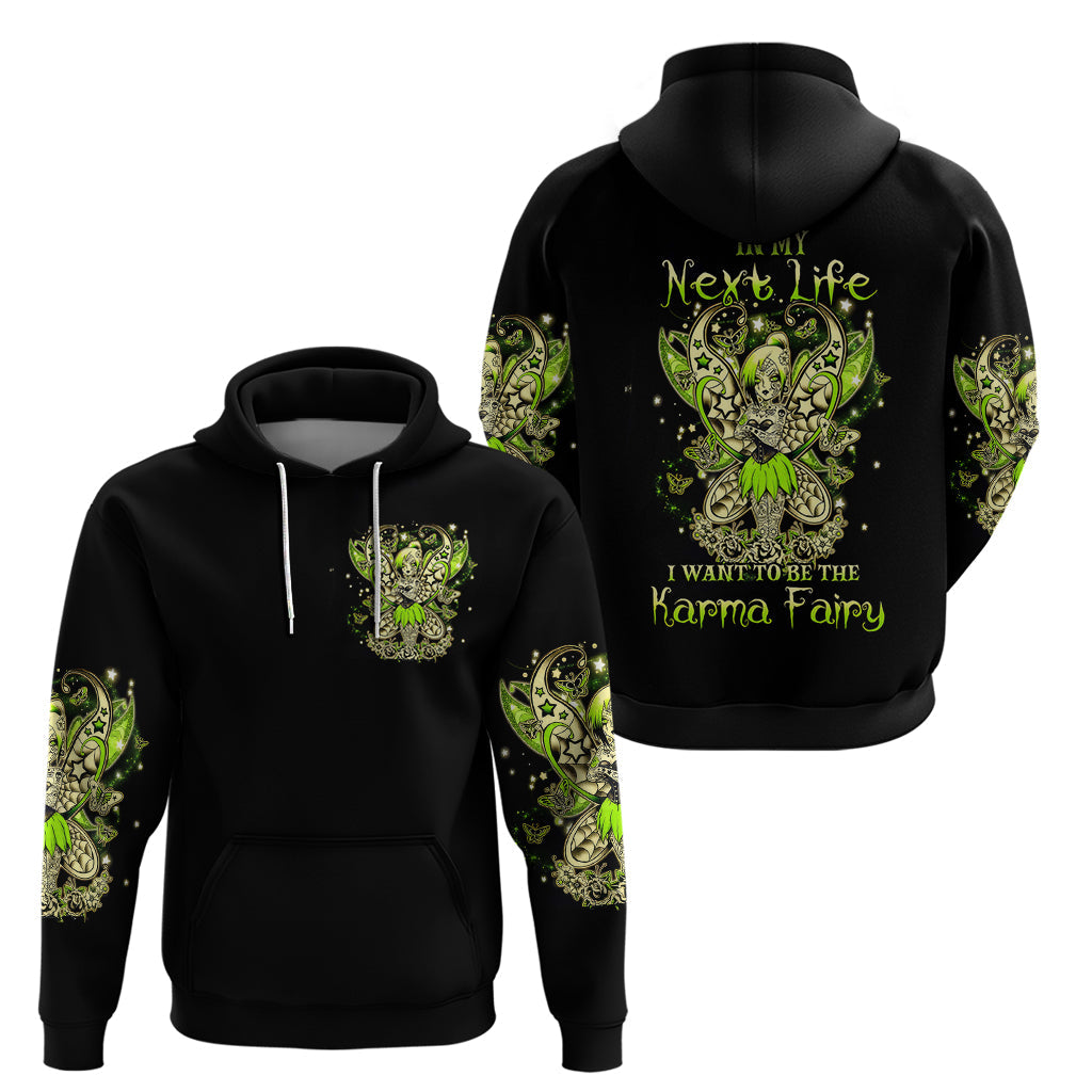 Tinker Fairy Skull Hoodie My Next Life I Want To Be Karma Fairy DT01