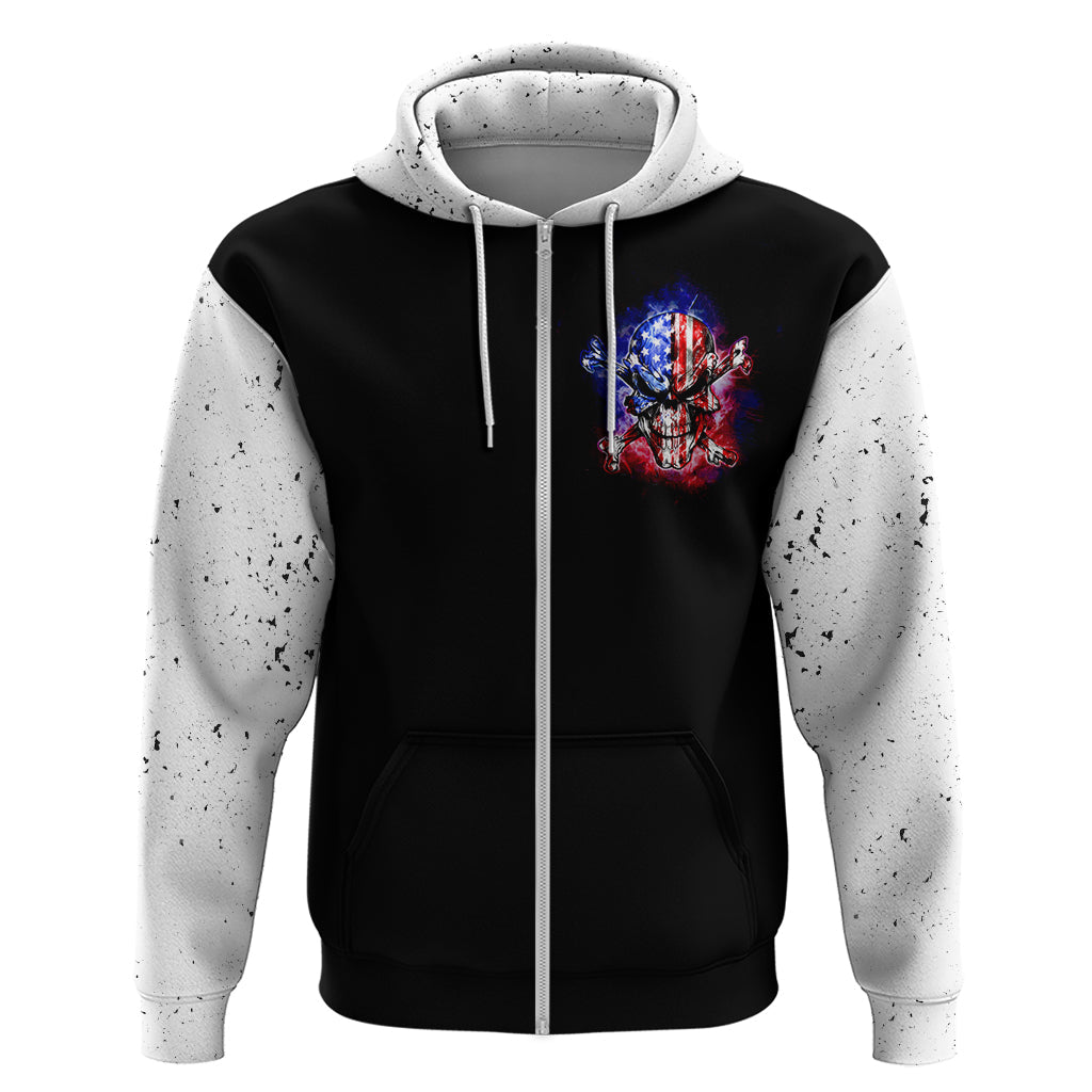 American Skull Hoodie American Live It Love It Or Get The Hell Out DT01