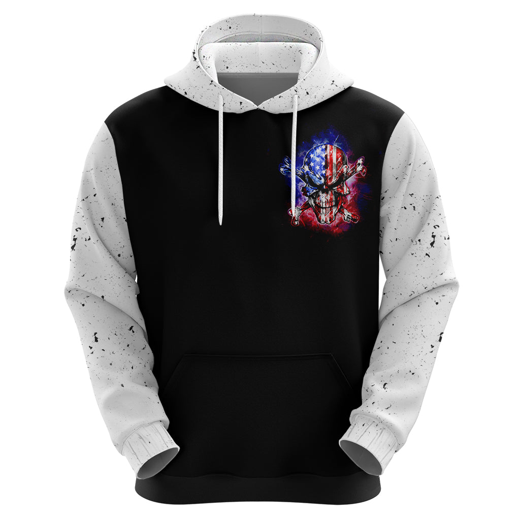 American Skull Hoodie American Live It Love It Or Get The Hell Out DT01