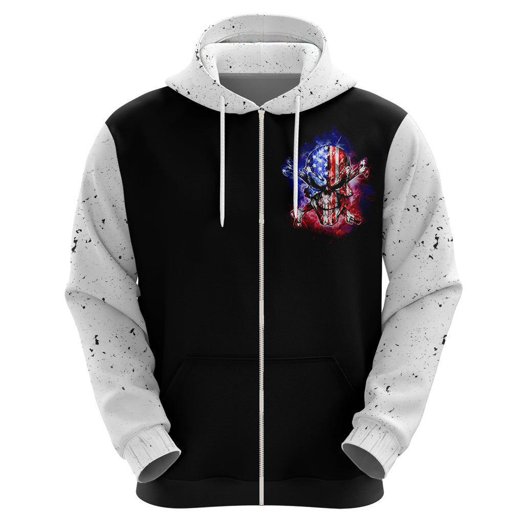 American Skull Hoodie American Live It Love It Or Get The Hell Out DT01